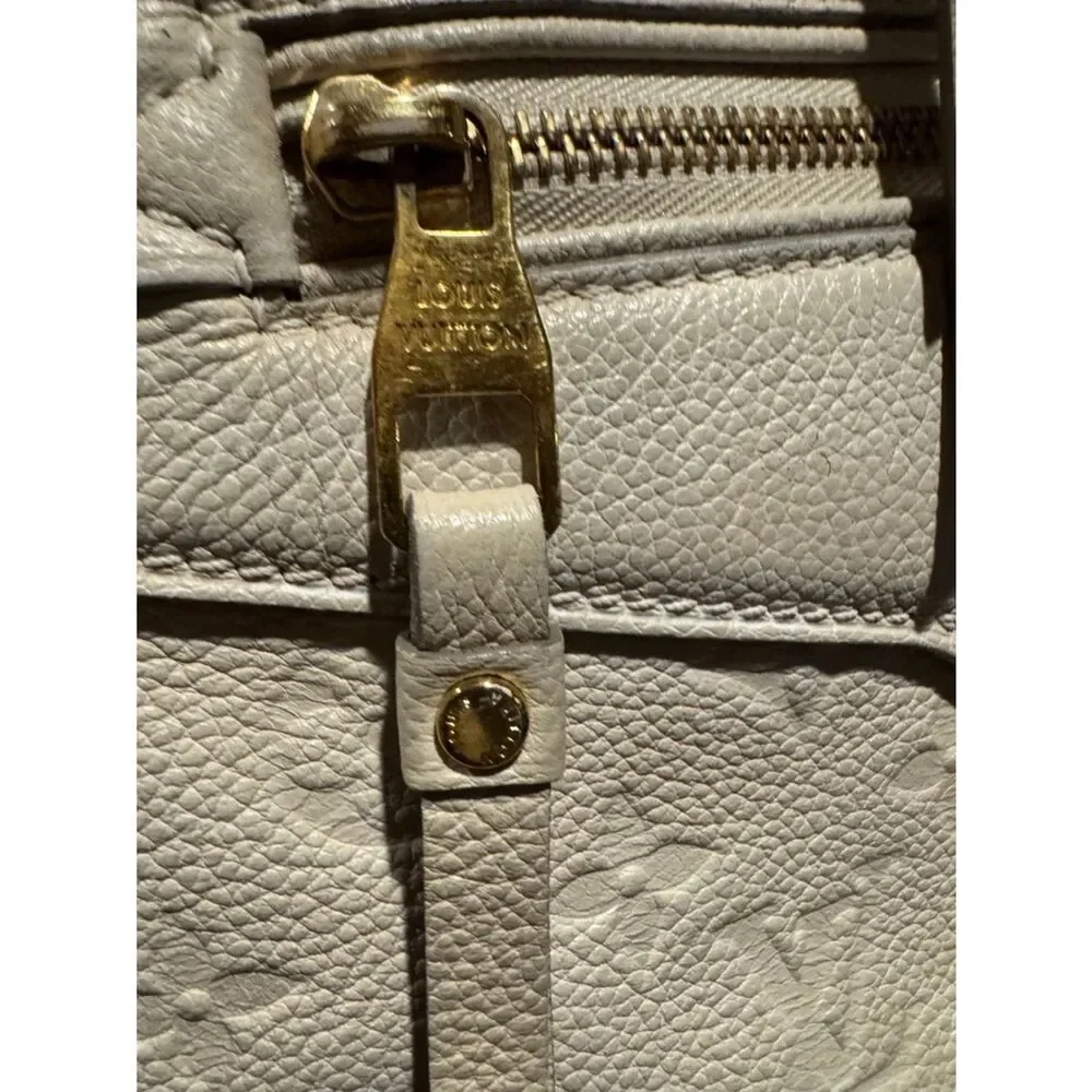 Louis Vuitton Empreinte LV Monogram Leather Lumineuse PM Tote Bag Neigo Creme